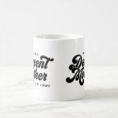 Black Retro Decent Moeder Mok (Center)