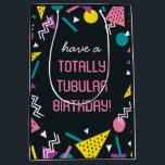 Black Retro Funny 80s Slang Birthday Gift Bag Medium Cadeauzakje<br><div class="desc">Verzend je bud deze grappige,  kleurrijke verjaardagskaartje en laat ze weten hoe cool,  radicaal,  bodacieus,  tubulair en geweldige van een persoon die ze zijn. Woorden zijn aanpasbaar voor eenvoudige aanpassingen voor uw unieke vriend.</div>