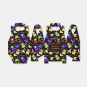 Black Retro Gaming Verjaardag Bedankdoosjes (Uitgevouwen)