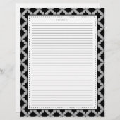 Black Retro Star - Extra recippagina's (Voorkant / Achterkant)