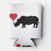 Black-Rhino-met-hart Blikjeskoeler (Voorkant)