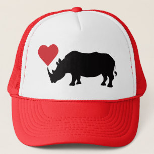 Black-Rhino-met-hart Trucker Pet