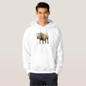 Black Rhino Pullover Hoodie (Voorkant volledig)