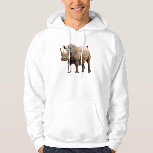 Black Rhino Pullover Hoodie (Voorkant)
