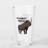 Black Rhino Standing Proud Glas (Achterkant)