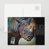 Black Rhinoceros [Briefkaart] Briefkaart (Voorkant / Achterkant)