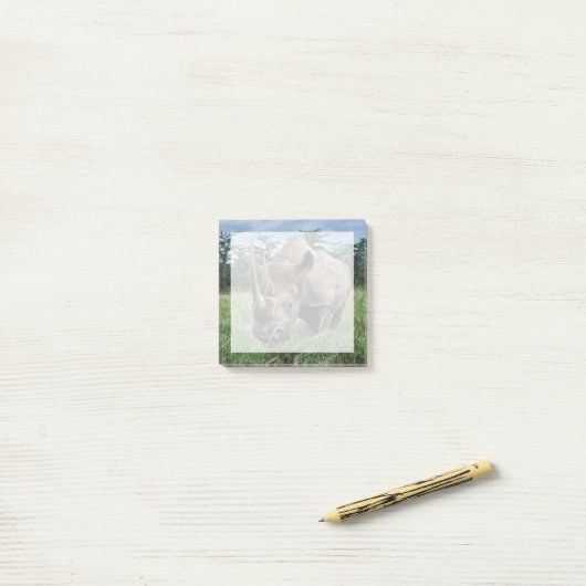 Black Rhinoceros | Kenia Post-it® Notes (Op bureau)
