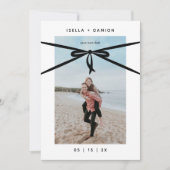 BLACK RIBBON & BOW BEWAAR DE DATUM KAART (Voorkant)