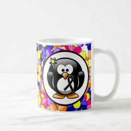 Black Ribbon Penguin Koffiemok