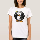 Black Ribbon Penguin T-shirt (Voorkant)