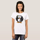 Black Ribbon Penguin T-shirt (Voorkant volledig)