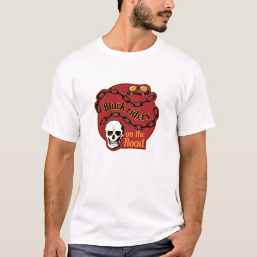 Black Riders Red Skull Road T-shirt (Voorkant)