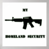 Black Rifle AR-15 van Phil's Art Online Poster (Voorkant)