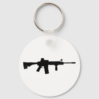 Black Rifle AR-15 van Phil's Art Online Sleutelhanger
