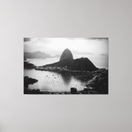 Black Rio de Janeiro - Brasil Canvas Afdruk