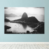 Black Rio de Janeiro - Brasil Canvas Afdruk (Insitu (Houten vloer))