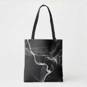 Black Rising Smoke Tote Bag (Voorkant)