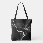 Black Rising Smoke Tote Bag (Achterkant)
