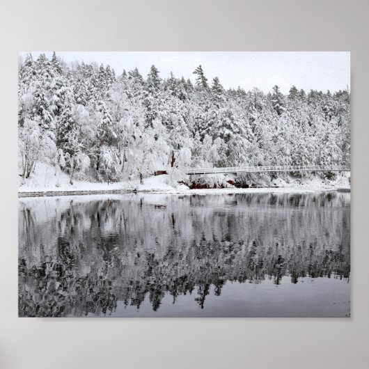 Black River Harbor Bridge, Michigan Poster (Voorkant)