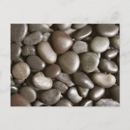Black River Rock Natuur Zen Pebble Briefkaart