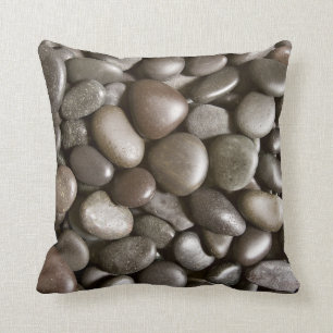 Black River Rock Natuur Zen Pebble Kussen