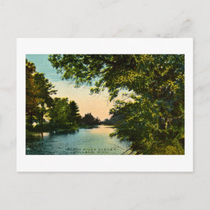 Black River Scenery, Holland Michigan Briefkaart