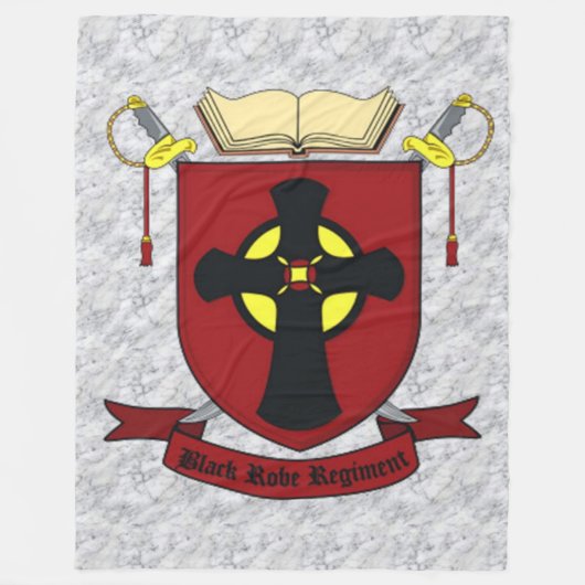 BLACK ROBE REGIMENT FLEECE DEKEN (Voorkant)
