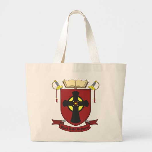 BLACK ROBE REGIMENT GROTE TOTE BAG (Voorkant)