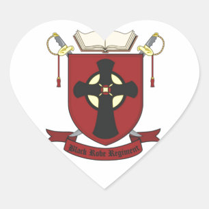 BLACK ROBE REGIMENT HART STICKER