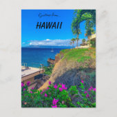 Black Rock Beach Lahaina Hawaii Briefkaart (Voorkant)