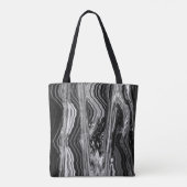 Black Rock Canvas tas door Artist C.L. Bruin (Achterkant)