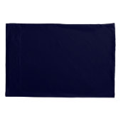 Black Rock Deep Blue Klassieke Unieke Minimalist Kussensloop (Achterkant)