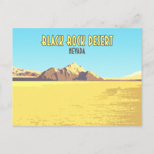 Black Rock Desert Nevada Briefkaart