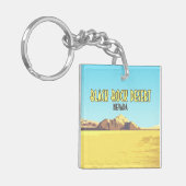 Black Rock Desert Nevada  Sleutelhanger (Voorkant Links)