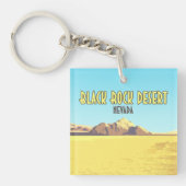 Black Rock Desert Nevada  Sleutelhanger (Voorkant)
