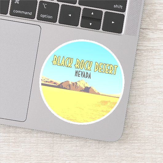 Black Rock Desert Nevada  Sticker (Detail)