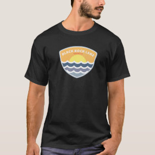 Black Rock Lake Georgia Ga Sunset Vacation Souveni T-shirt