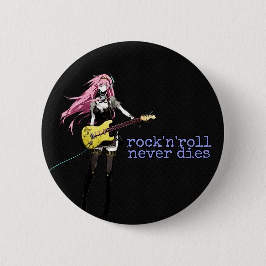 Black Rock "n Roll Button (Voorkant)