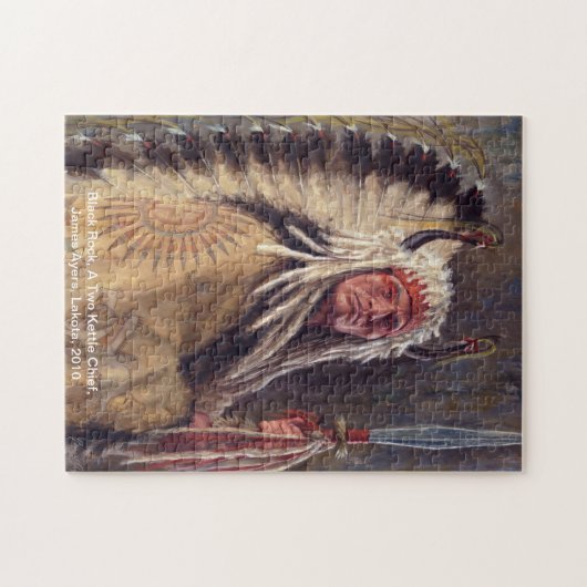 Black Rock, Native American puzzle Legpuzzel (Horizontaal)