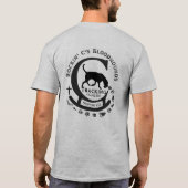 Black Rockin C Bloodhound Grey T-Shirt (Achterkant)
