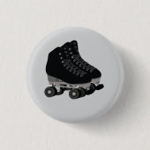 Black Rollerskates Button (Voorkant)