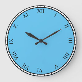 Black Roman Number Face & Trim Clock Face Clock Grote Klok