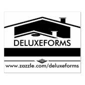 Black Roof Wood Rubber Stempel (Afrduk)