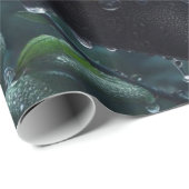 Black Roos Floral Cadeaupapier (Rol Hoek)