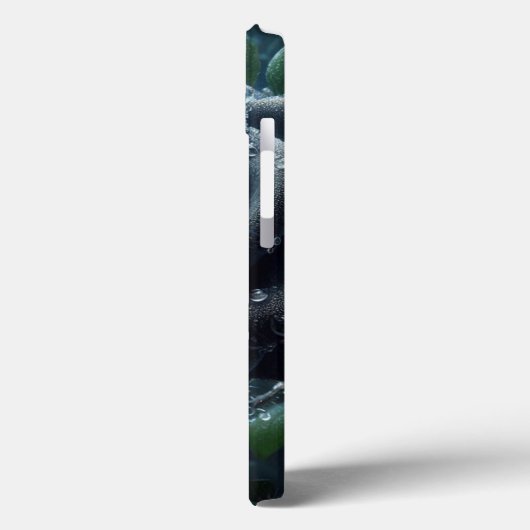 Black Roos Floral Case-Mate iPhone Case (Achterkant / Links)