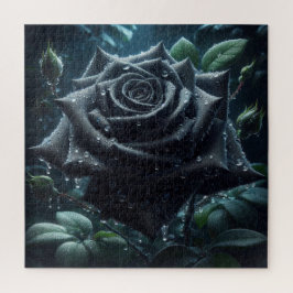 Black Roos Floral Legpuzzel