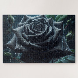 Black Roos Floral Legpuzzel