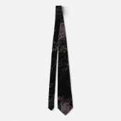 BLACK ROOS GOLD MARBLE PATTERN STROPDAS (Achterkant)