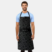 Black Roos Gothic Lace Personalized Apron Schort (Gedragen)