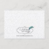 Black Roos Love Letter Wedding Insert Informatiekaartje (Achterkant)